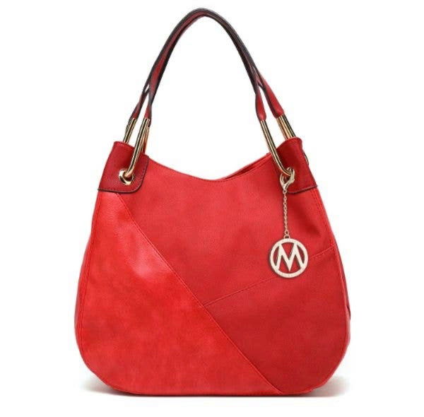 MKF Collection Delle Hobo bag RED by Mia K.
