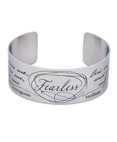 “Fearless” Stainless Steel Bracelet