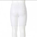 Bermuda Shorts-White